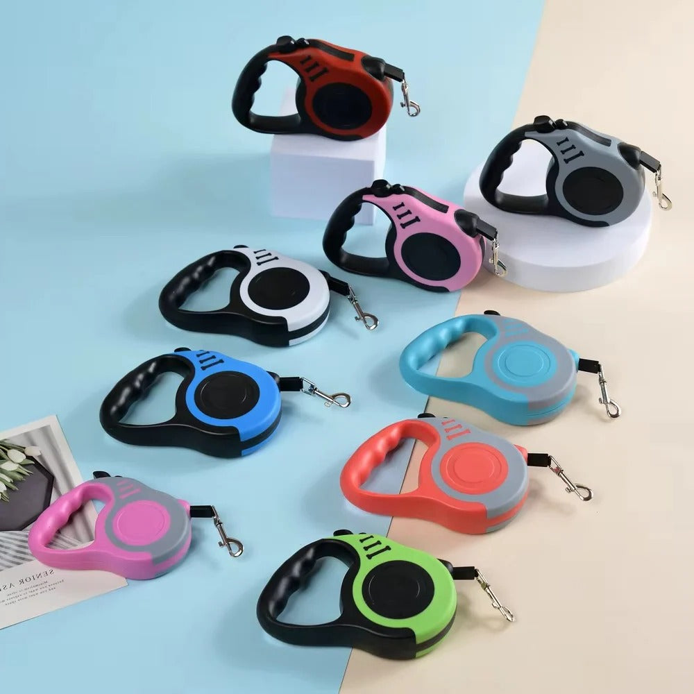 Retractable Dog Leash with Nylon Tape