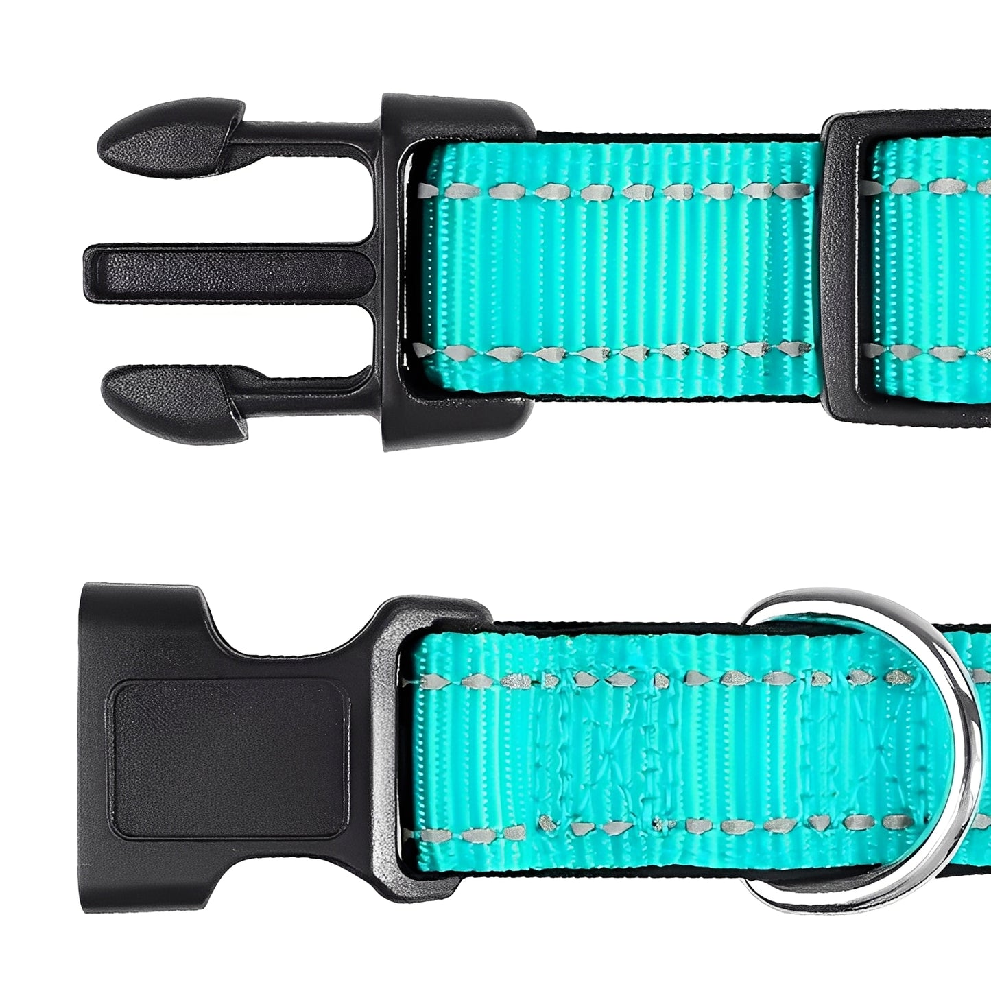 Adjustable Nylon Dog Collar with Clip Buckle