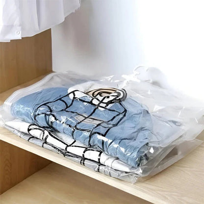 Hanging Vacuum Storage Bags for Closet Organization, Set of 4