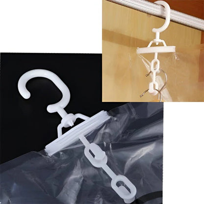 Hanging Vacuum Storage Bags for Closet Organization, Set of 4