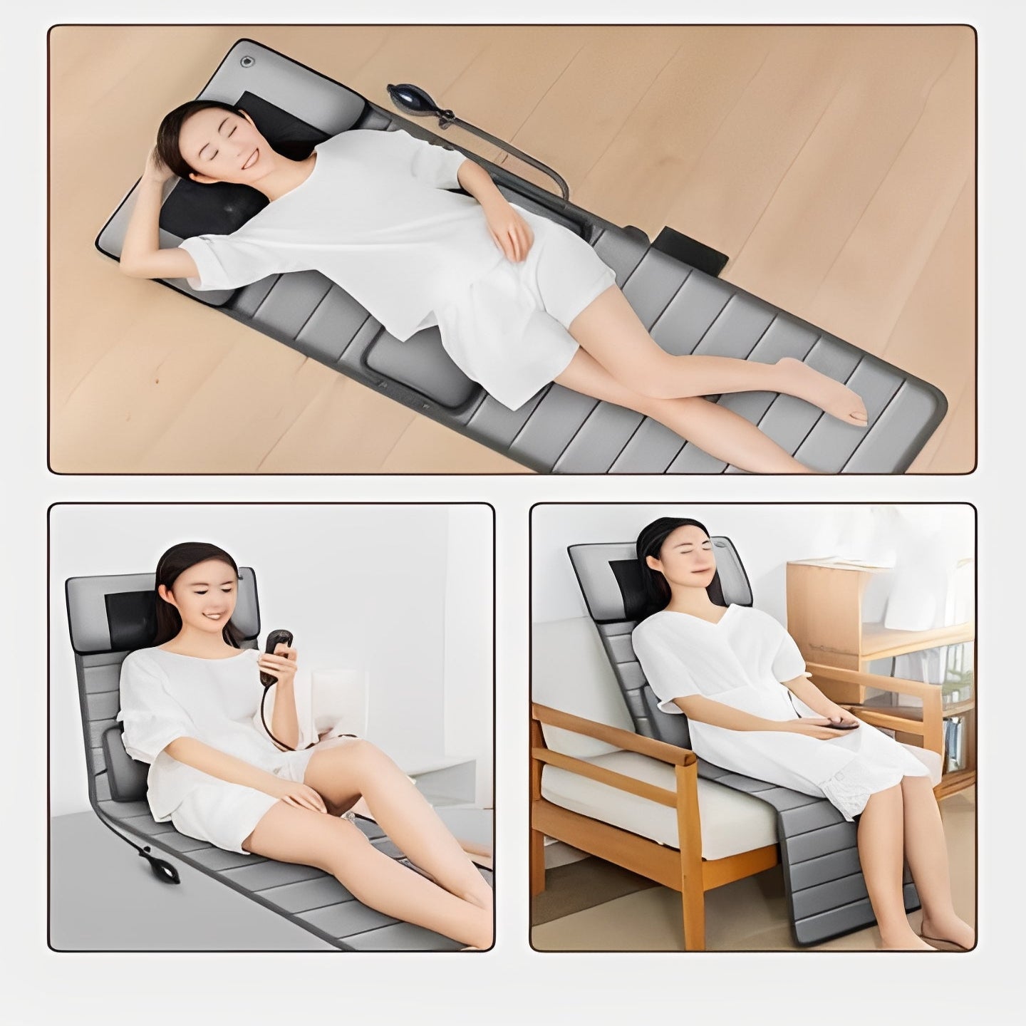 Massage Mat with Adjustable Modes and Heat Function