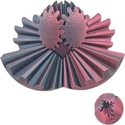 Fidget Toy Steampunk Style Gear Ball Design