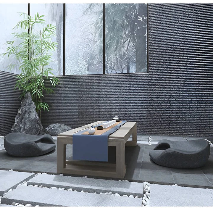 Round Meditation Cushion with Memory Foam Core