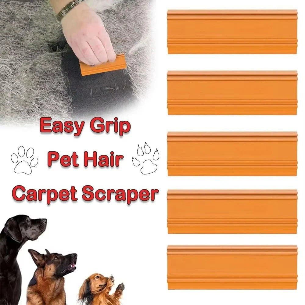 Portable Pet Hair Scraper for Carpets and Furniture