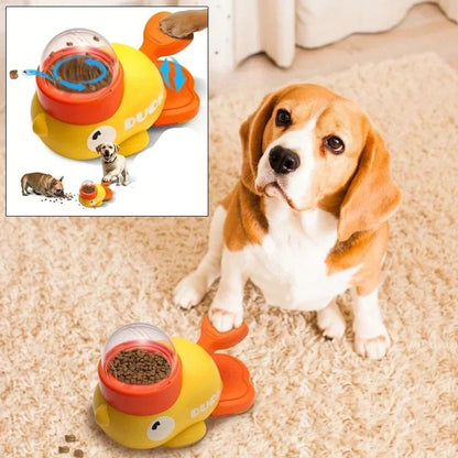 Duck Shaped Pet Puzzle Feeder for Dogs