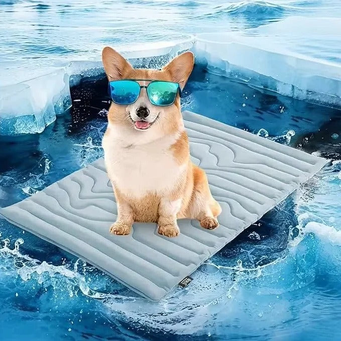 Portable Cooling Mat for Pets Indoor and Travel Use