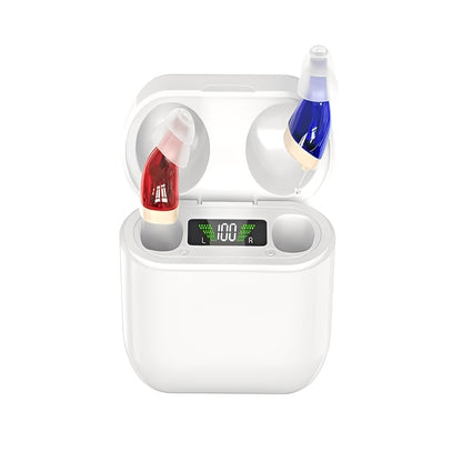 Rechargeable In-Ear Sound Amplifier with Adjustable Audio Modes