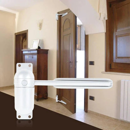 Household Door Closer with Cushioned Mechanism