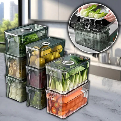Refrigerator Storage Container Box for Kitchen Use