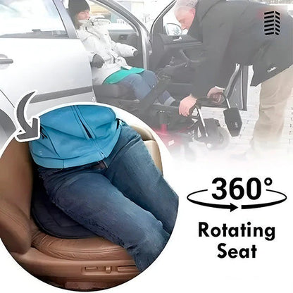 Rotating Seat Cushion with Swivel Base for Chairs and Car Seats