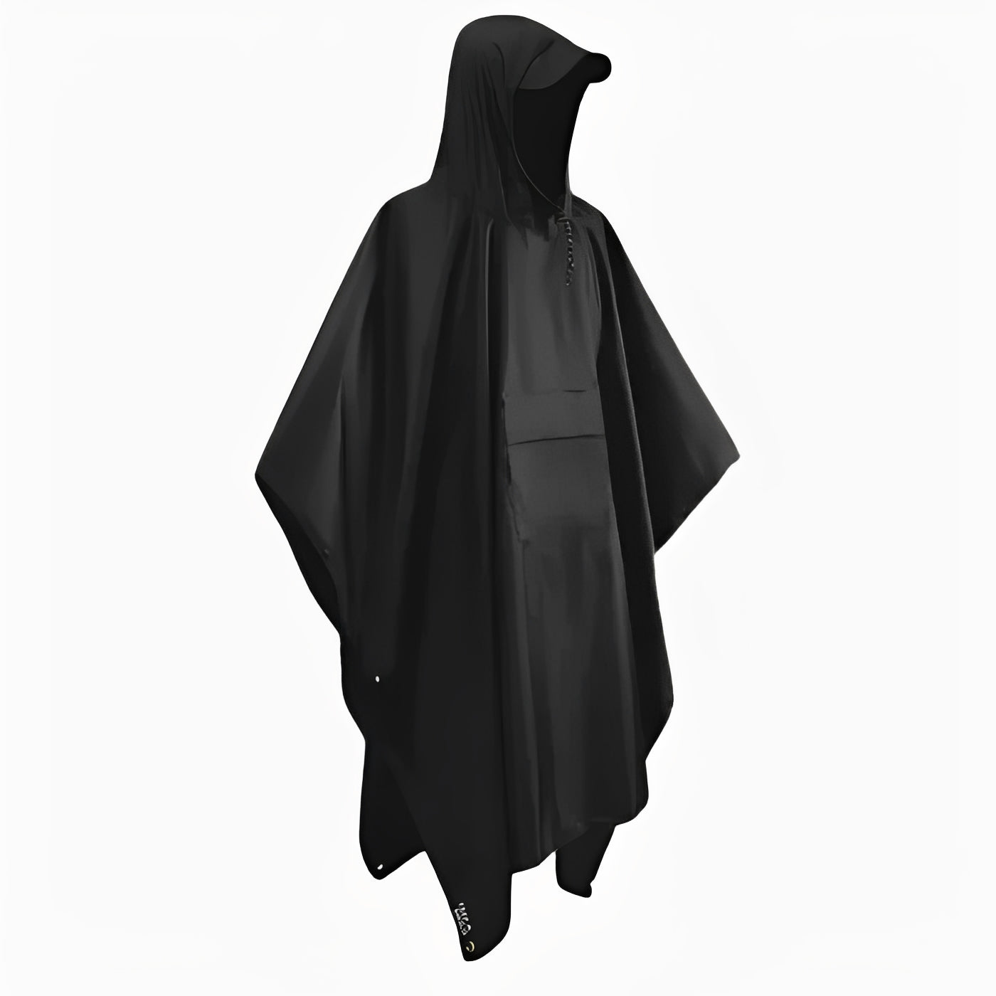 Hooded Rain Poncho for Outdoor Use with Storage Bag