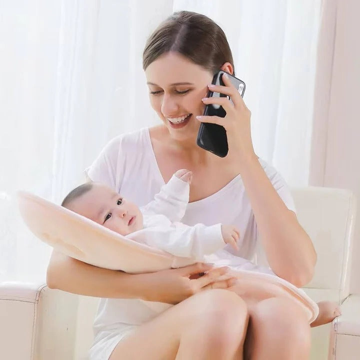 Infant Feeding Pillow for Breastfeeding and Bottle Use