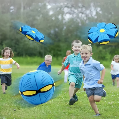 Flying Disc Ball Toy with Shape Changing Design