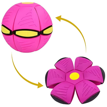 Flying Disc Ball Toy with Shape Changing Design
