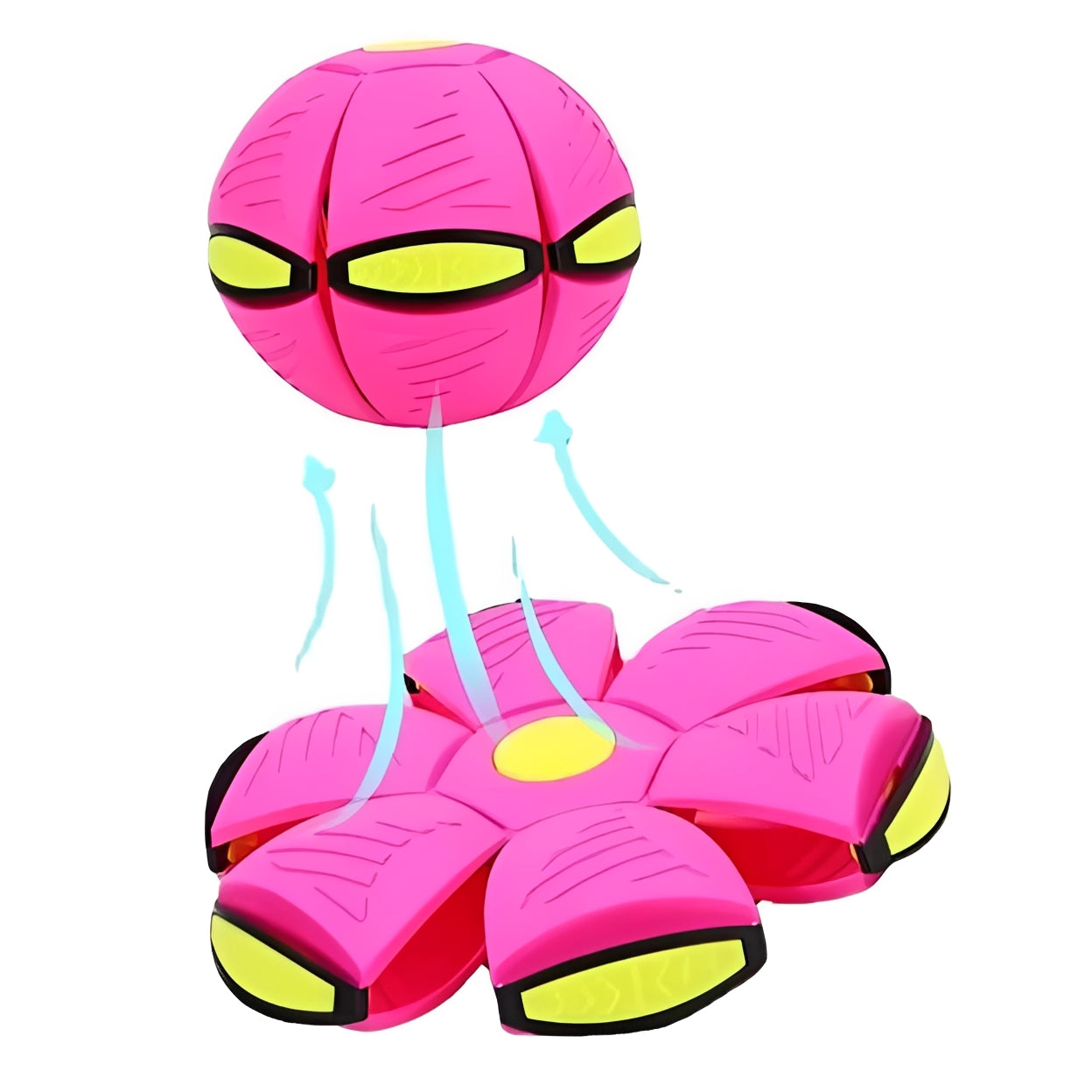 Flying Disc Ball Toy with Shape Changing Design
