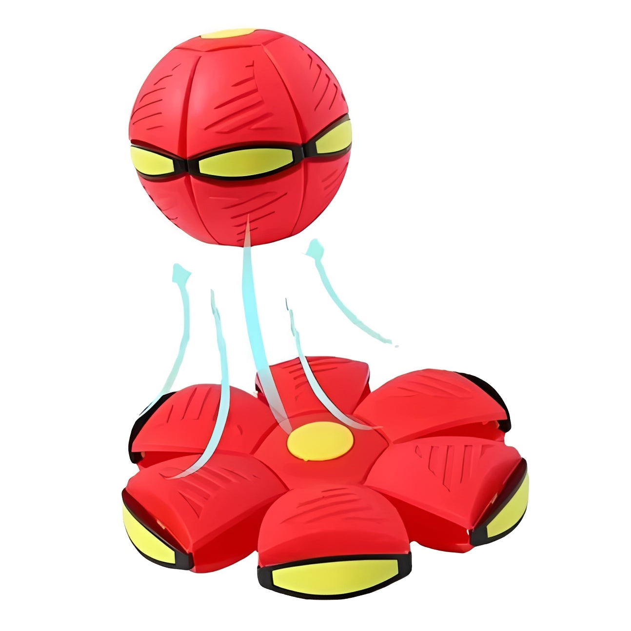 Flying Disc Ball Toy with Shape Changing Design