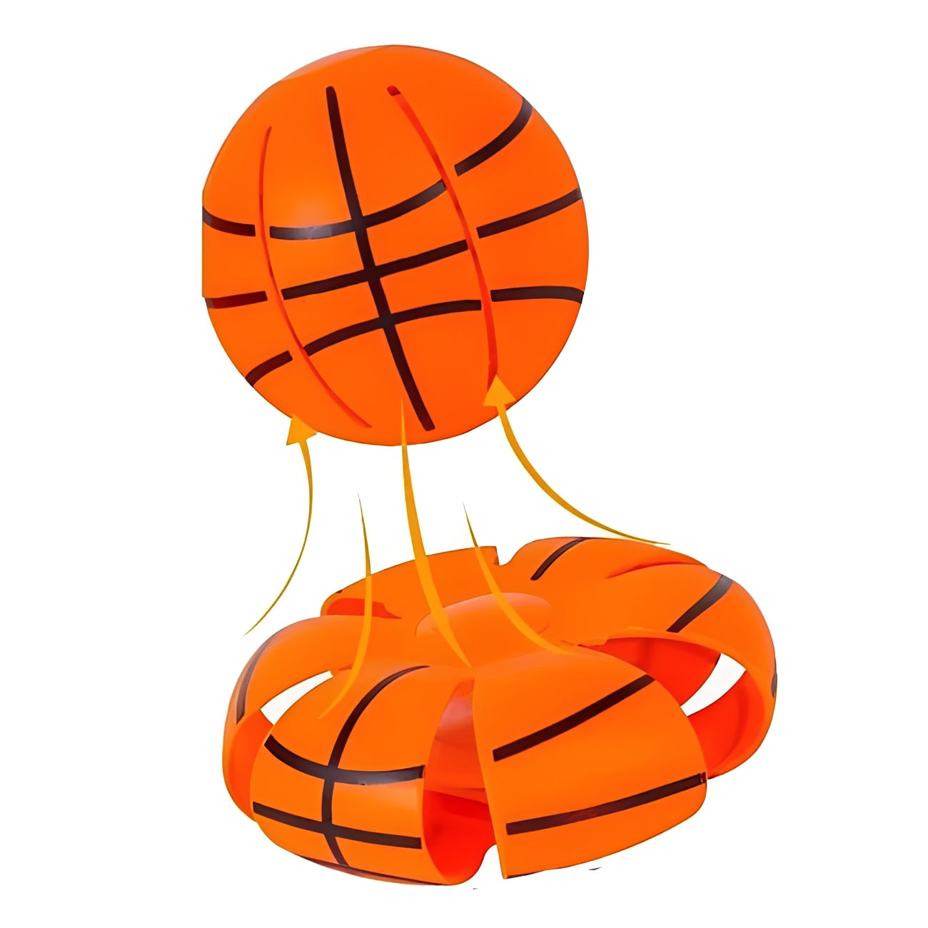 Flying Disc Ball Toy with Shape Changing Design