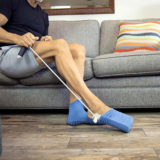 Sock Dressing Assistance Device with Handle