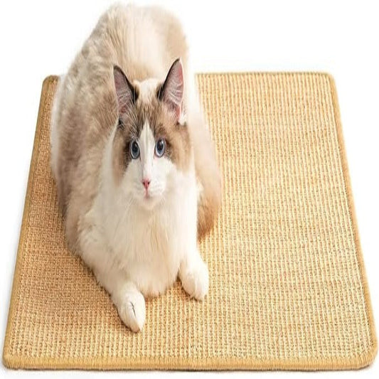 Cat Scratcher Mat Made of Sisal, Floor and Wall Placement