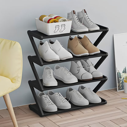 4 Tier Shoe Organizer Rack for Bedroom and Closet