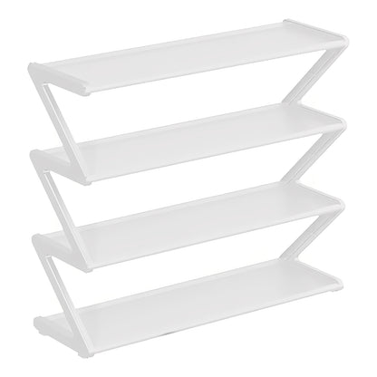 4 Tier Shoe Organizer Rack for Bedroom and Closet