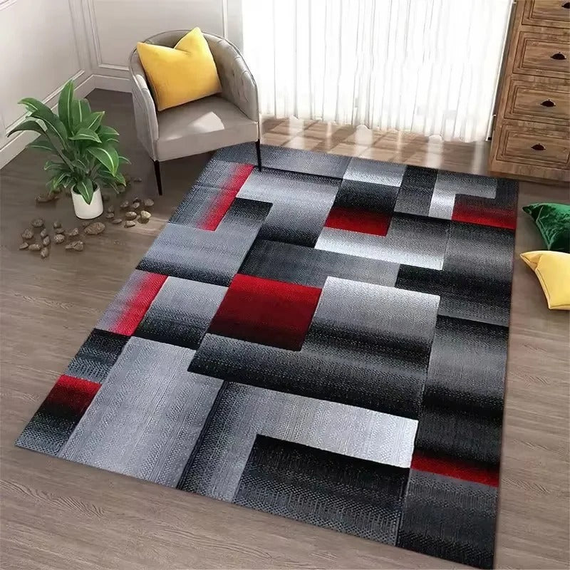 Geometric Pattern Area Rug for Floor and Decor