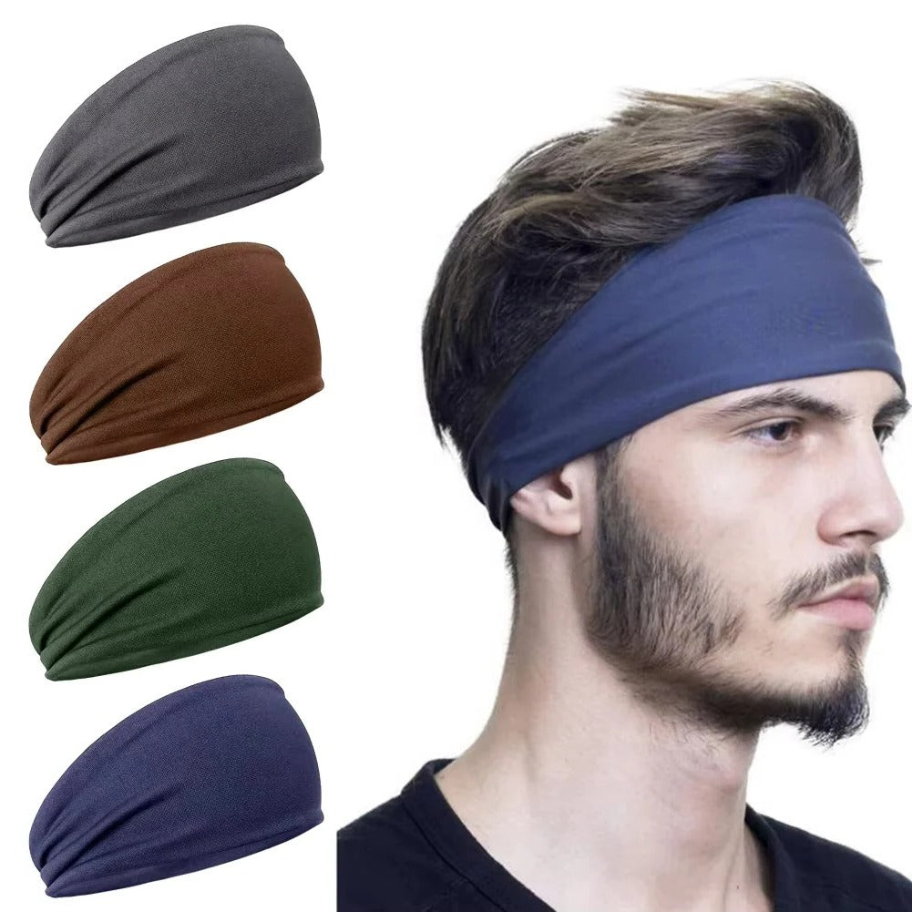 Unisex Elastic Headband for Fitness Activities