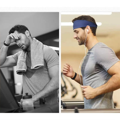 Unisex Elastic Headband for Fitness Activities