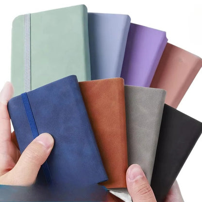 Portable A7 Mini Notepad with Hard Cover