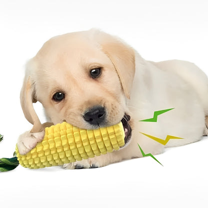 Corn Shaped Squeaky Chew Toy for Dogs