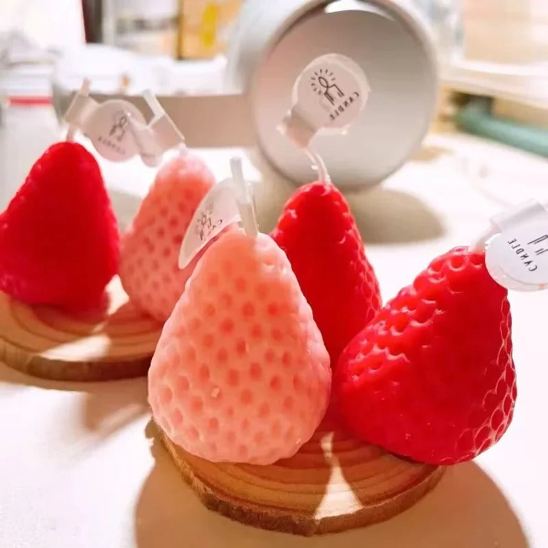 Strawberry Style Soy Wax Scented Candle