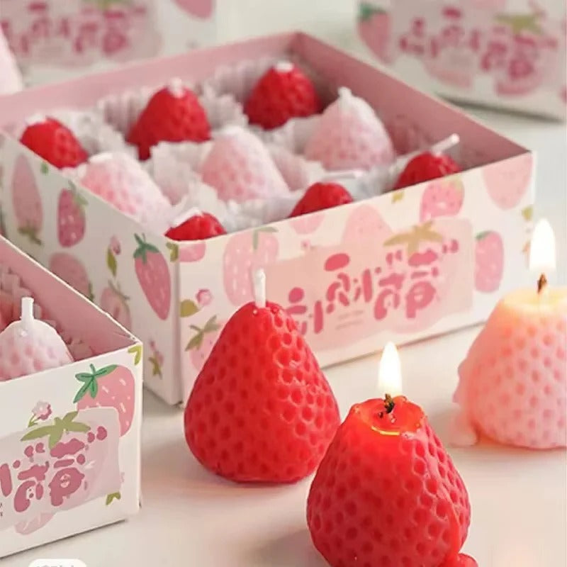 Strawberry Style Soy Wax Scented Candle