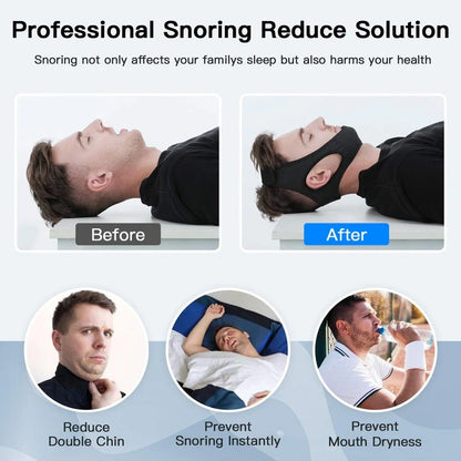Adjustable Chin Strap for Sleeping Jaw Support