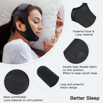 Adjustable Chin Strap for Sleeping Jaw Support