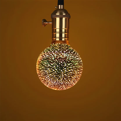 3D Firework Effect LED Bulb E27 Base Starburst for Decorative Lighting