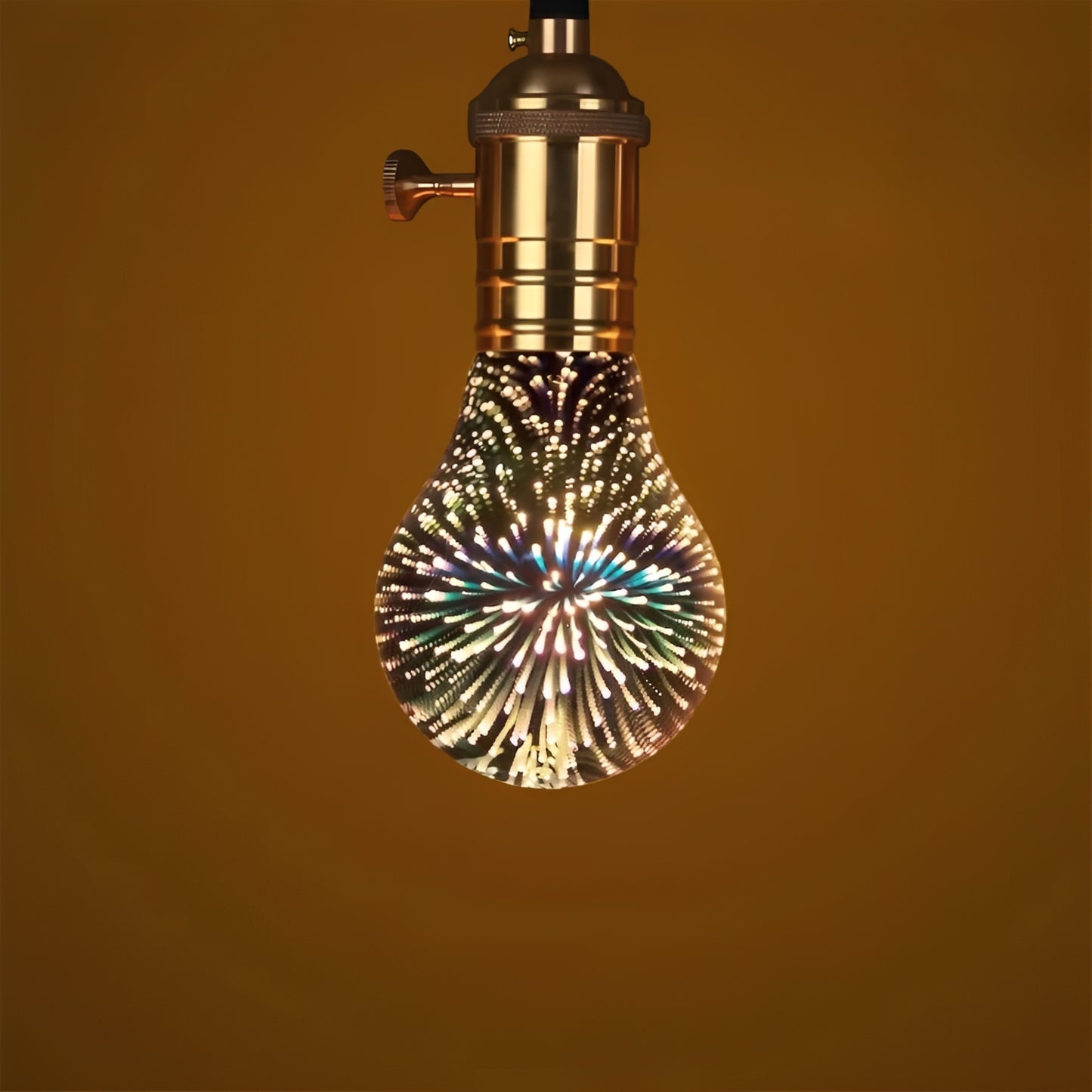 3D Firework Effect LED Bulb E27 Base Starburst for Decorative Lighting