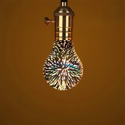 3D Firework Effect LED Bulb E27 Base Starburst for Decorative Lighting