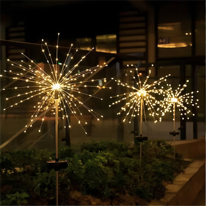Outdoor Solar LED Fireworks Style Outdoor Light