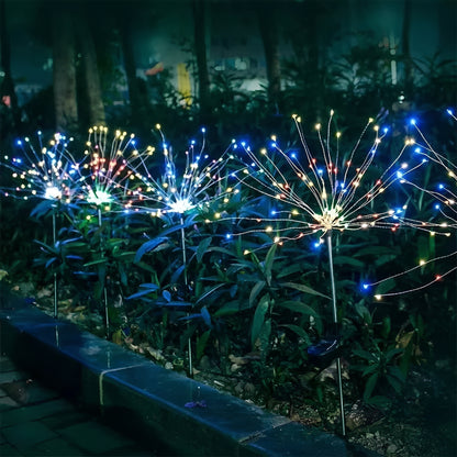 Outdoor Solar LED Fireworks Style Outdoor Light