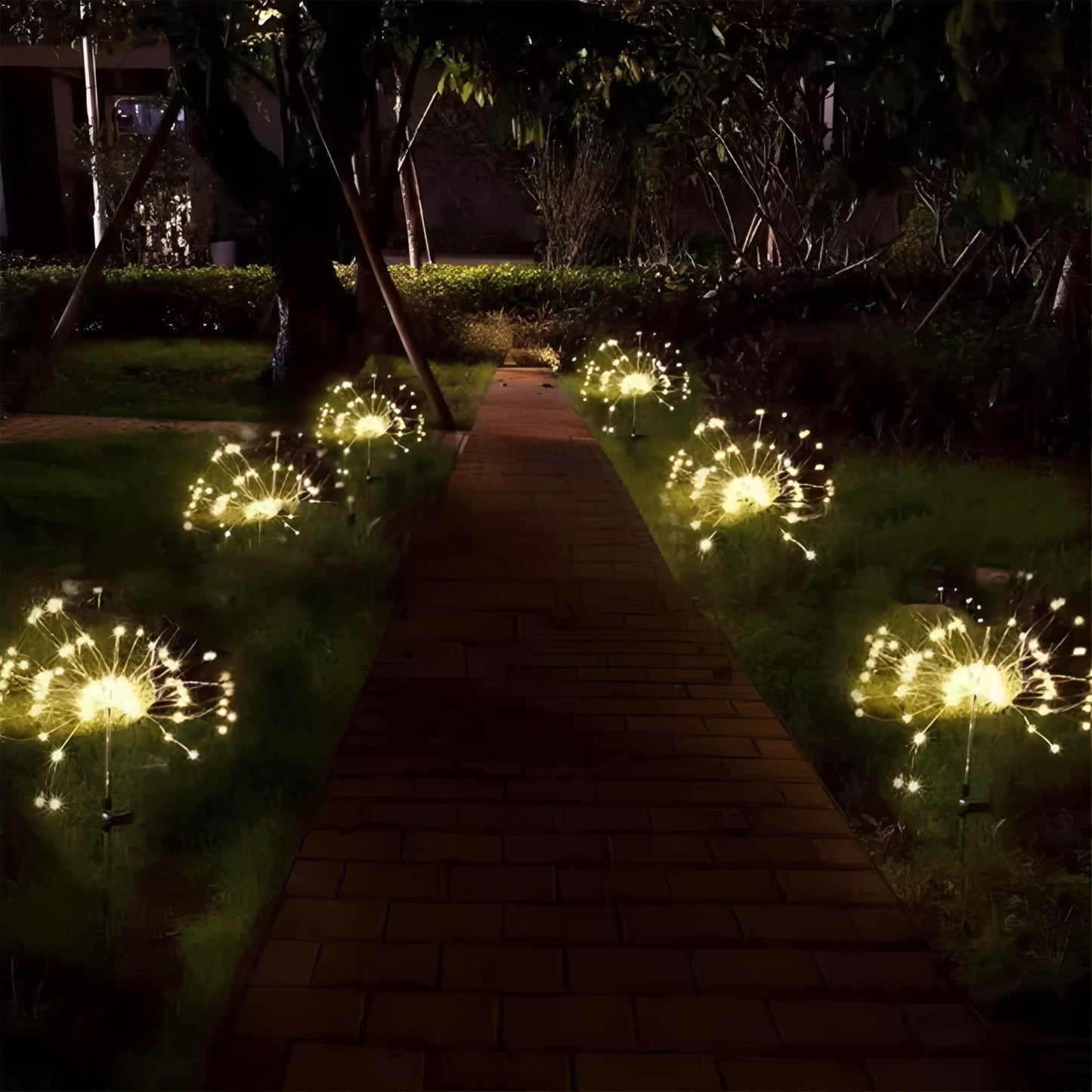 Outdoor Solar LED Fireworks Style Outdoor Light