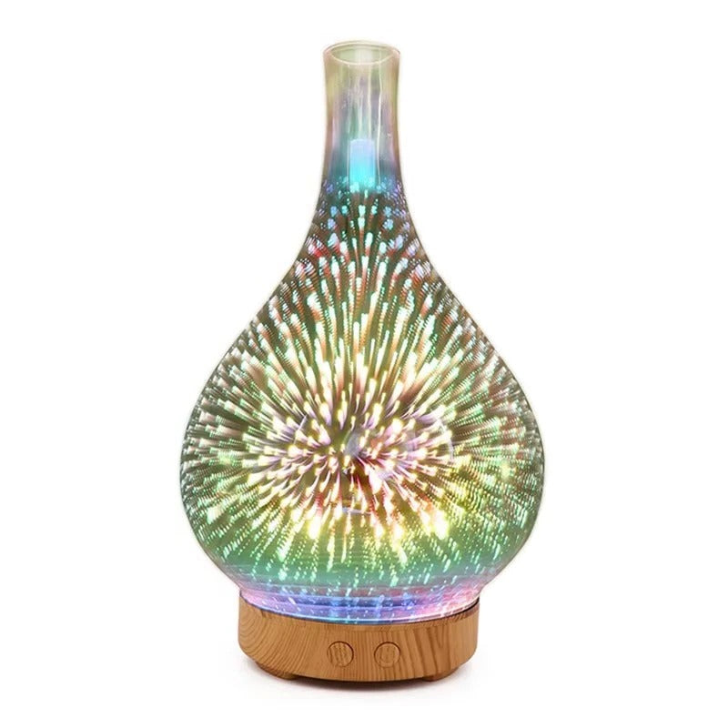Ultrasonic Glass Essential Oil Diffuser with 3.3oz Water Tank