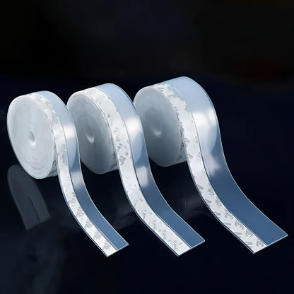 Silicone Door Gap Sealing Strip with Adhesive Backing