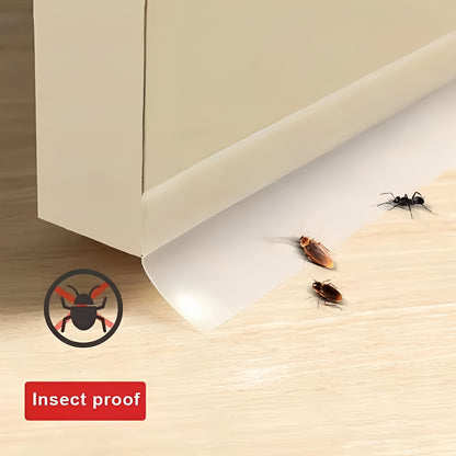 Silicone Door Gap Sealing Strip with Adhesive Backing