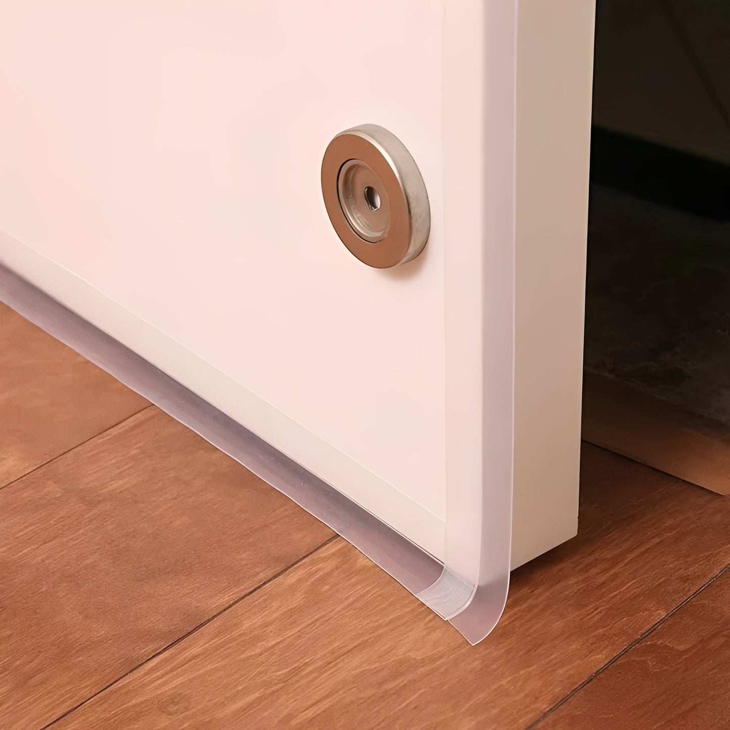 Silicone Door Gap Sealing Strip with Adhesive Backing