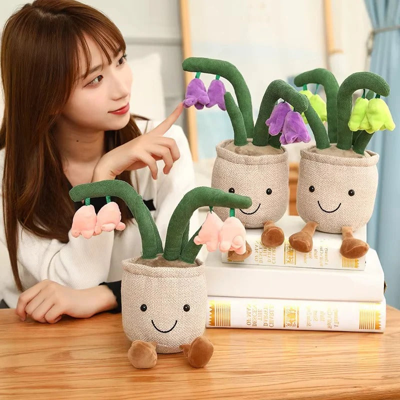 Plush Tulip Succulent Pillow for Decorative Use and Gifting