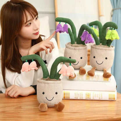 Plush Tulip Succulent Pillow for Decorative Use and Gifting