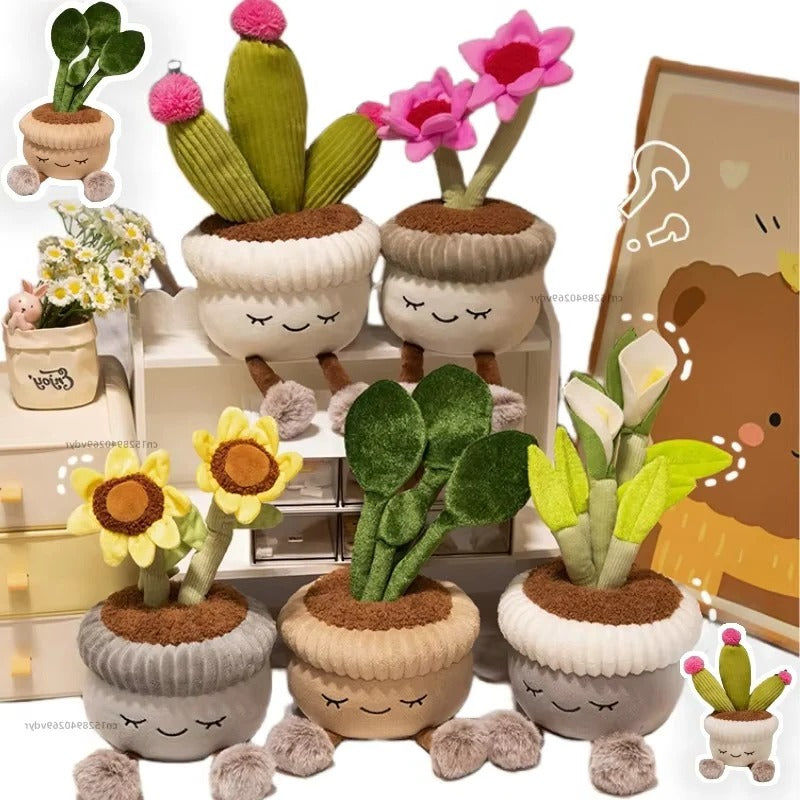 Plush Tulip Succulent Pillow for Decorative Use and Gifting