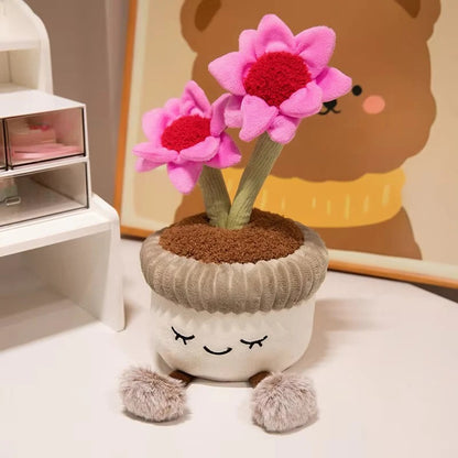 Plush Tulip Succulent Pillow for Decorative Use and Gifting