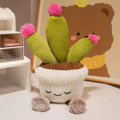 Plush Tulip Succulent Pillow for Decorative Use and Gifting