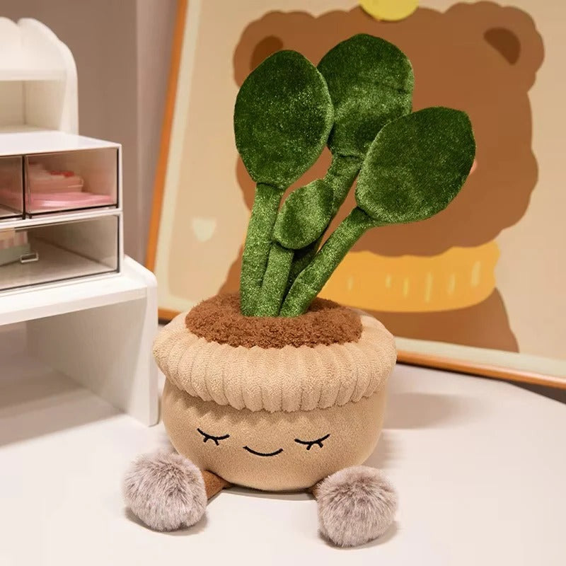 Plush Tulip Succulent Pillow for Decorative Use and Gifting